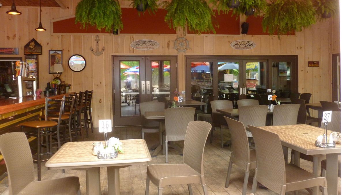 The Afterdeck bar