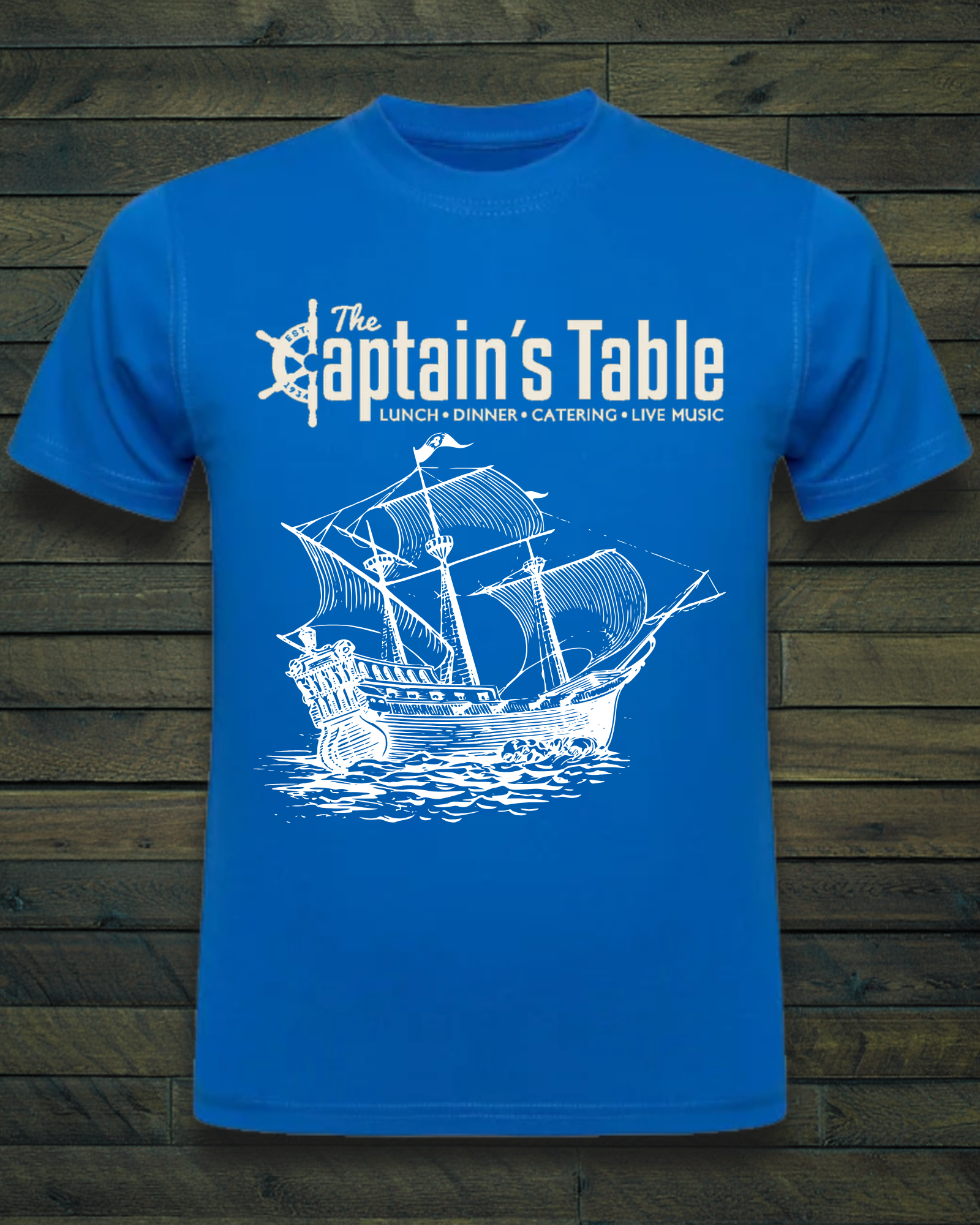 Classic Captain's Table navy t-shirt