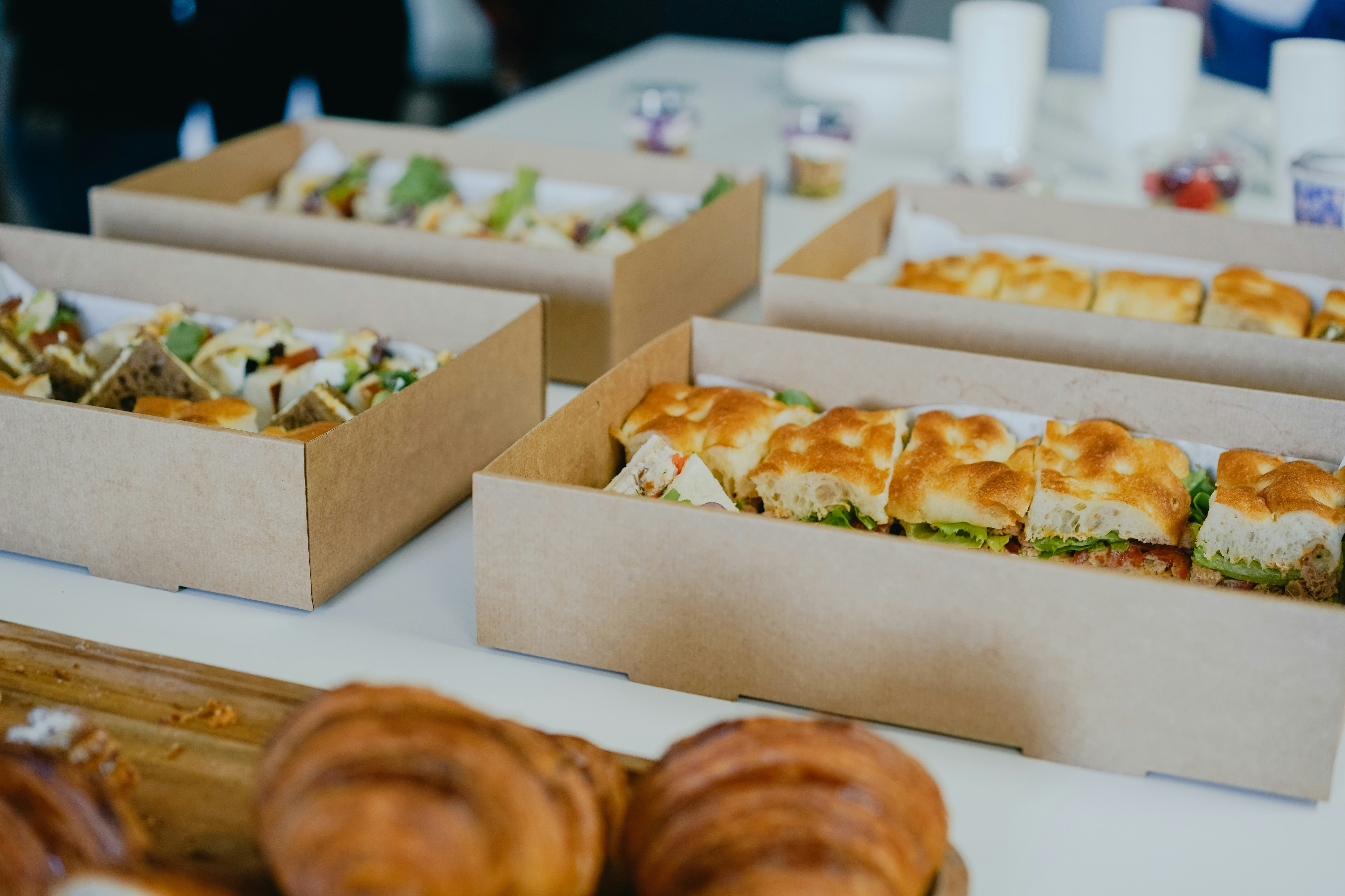 On-site catering at Captain's Table