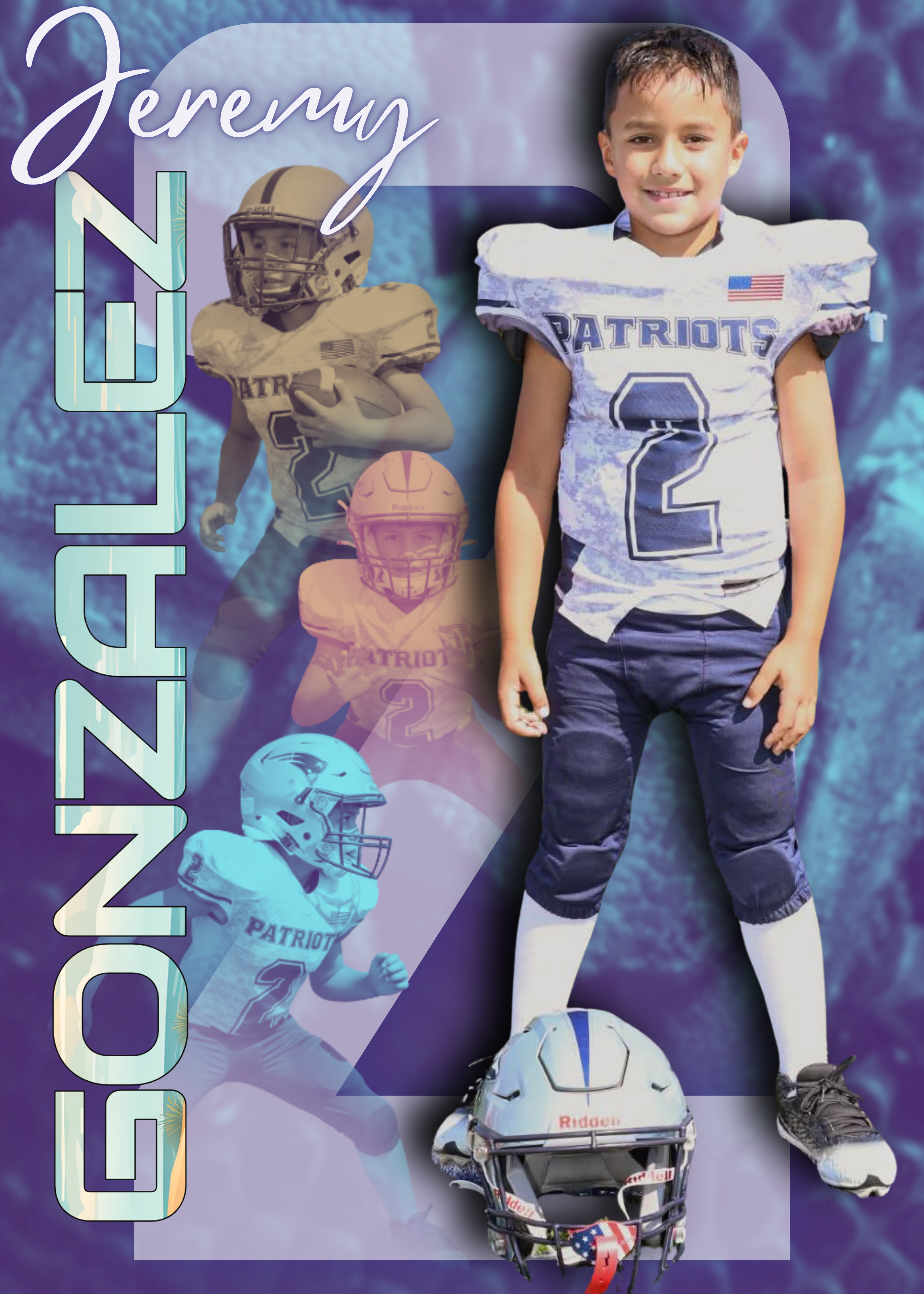 Football sports graphic sample
