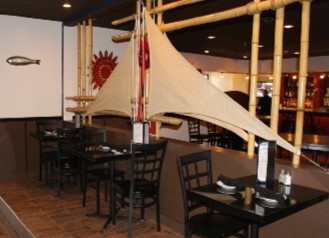 Private dining area