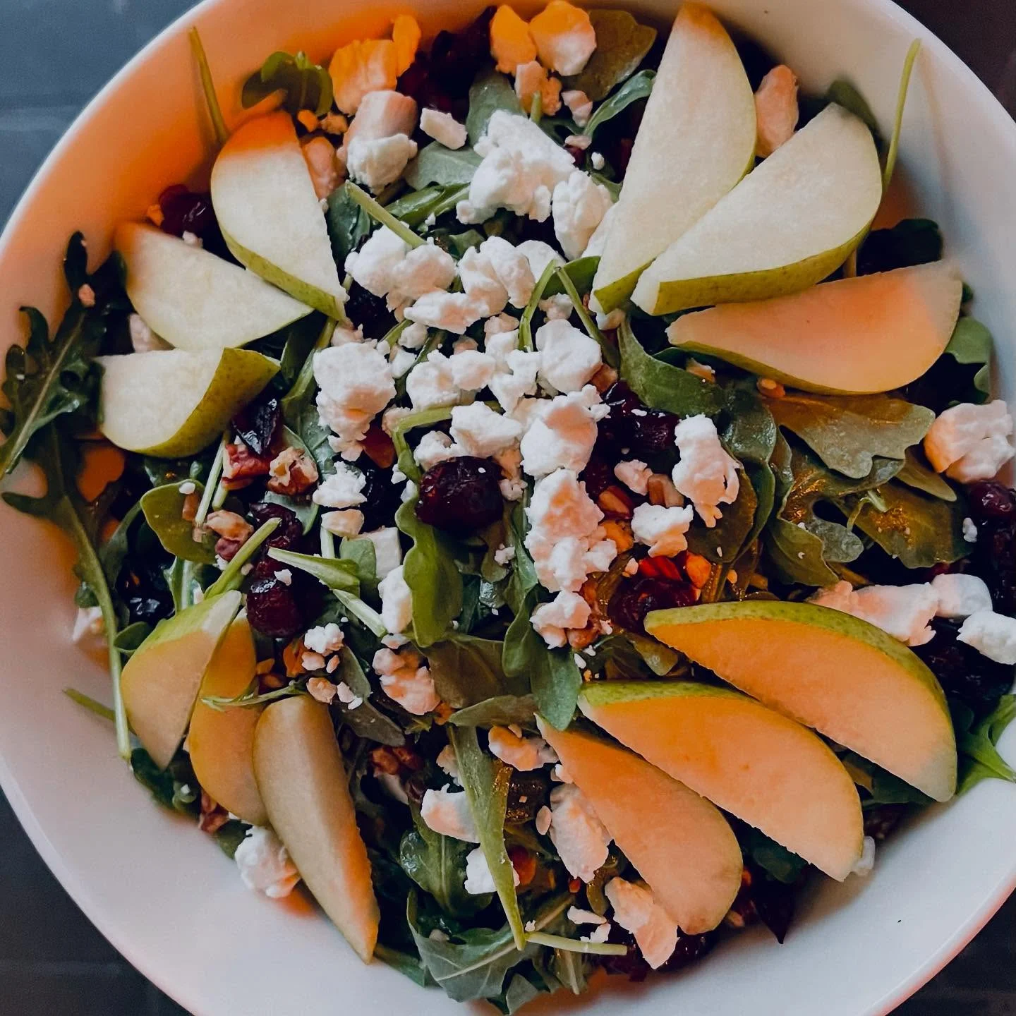 Pear salad at The Vinyl Room, Beacon NY